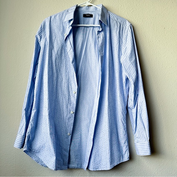 Blue Striped Button-Down - Picture 3 of 6